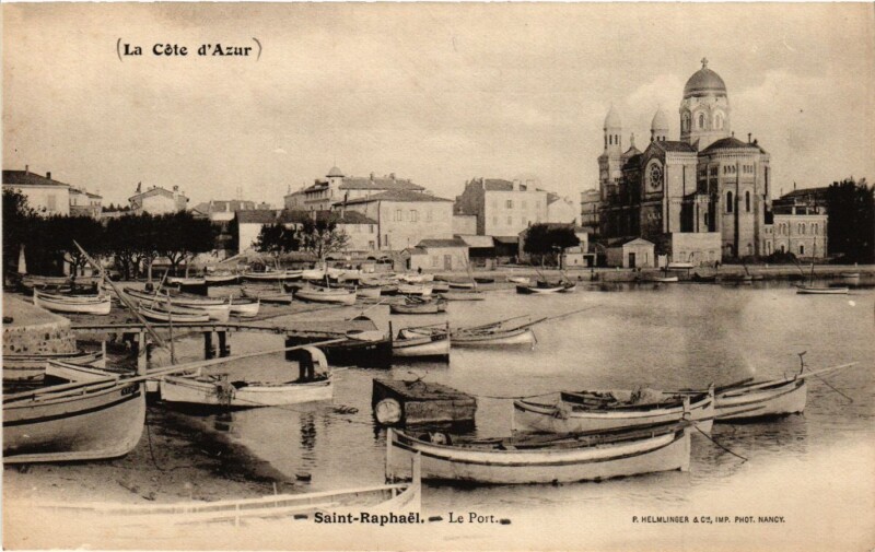 Carte postale ancienne Saint-Raphael - Le Port à Saint-Raphaël