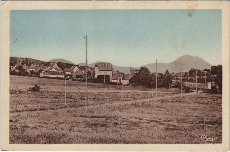 Carte postale ancienne Gelles Vue Generale - Cote Ouest à Gelles