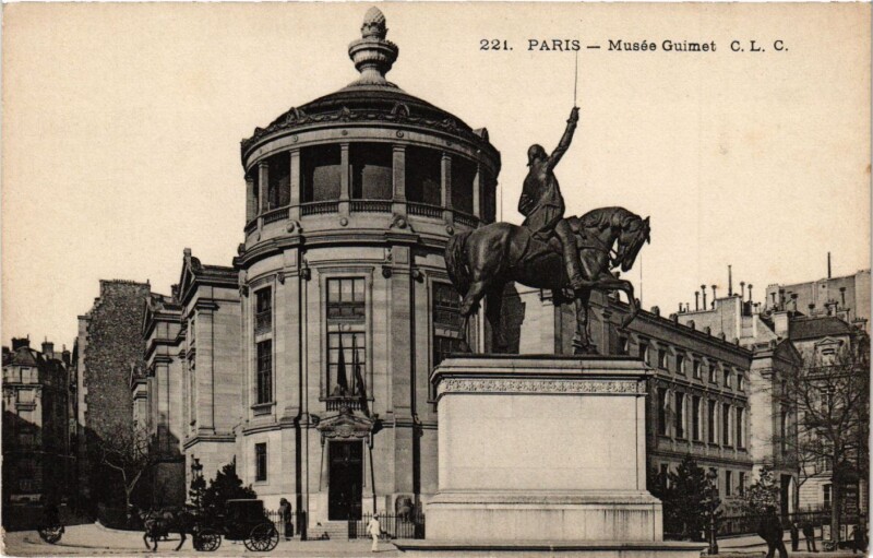 Carte postale ancienne Musée Guimet à Paris 16e
