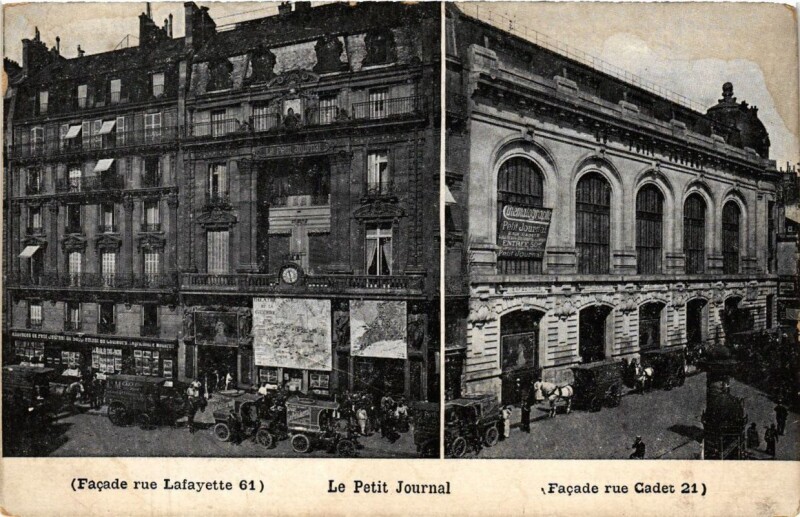 Carte postale ancienne Paris 9e Le Petit Journal à Paris 9e