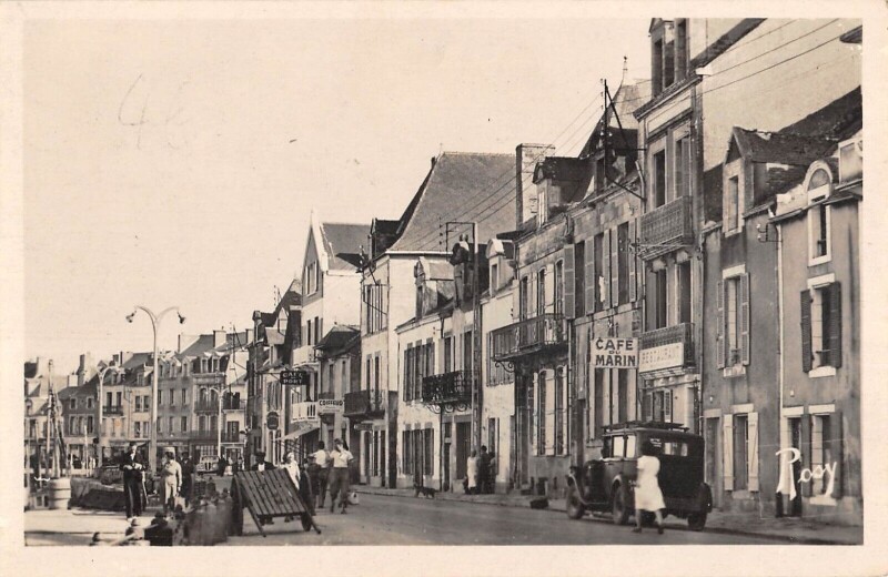 Carte postale ancienne La Croisic - Quai De L'Aiguillon