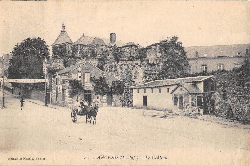 Carte postale ancienne Ancenis - Le Chateau