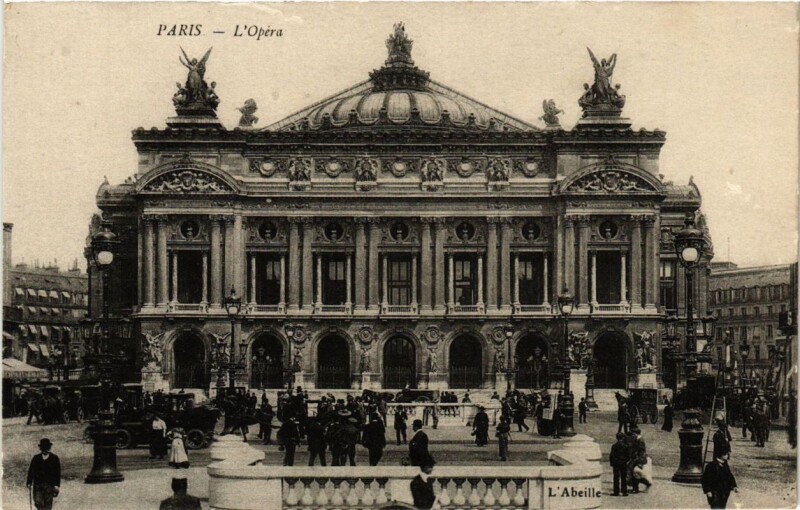 Carte postale ancienne Paris 9e - L'Opera à Paris 9e