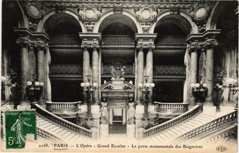 Carte postale ancienne Paris 9e - L'Opera à Paris 9e
