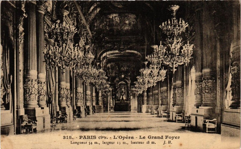 Carte postale ancienne Paris 9e - L'Opera à Paris 9e