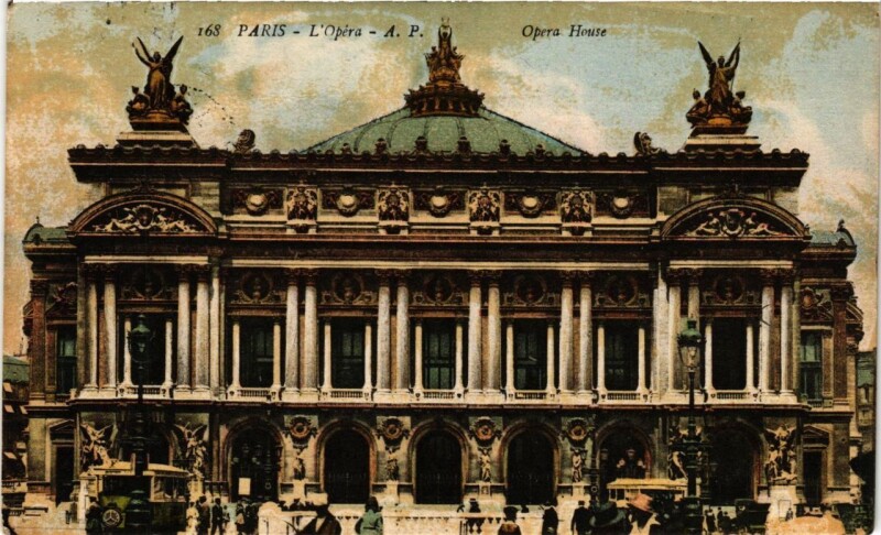 Carte postale ancienne Paris 9e - L'Opera à Paris 9e