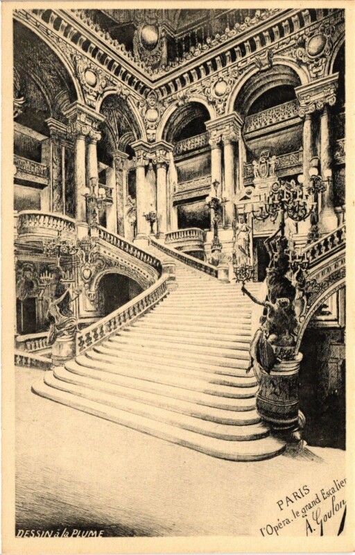 Carte postale ancienne Paris 9e - L'Opera à Paris 9e