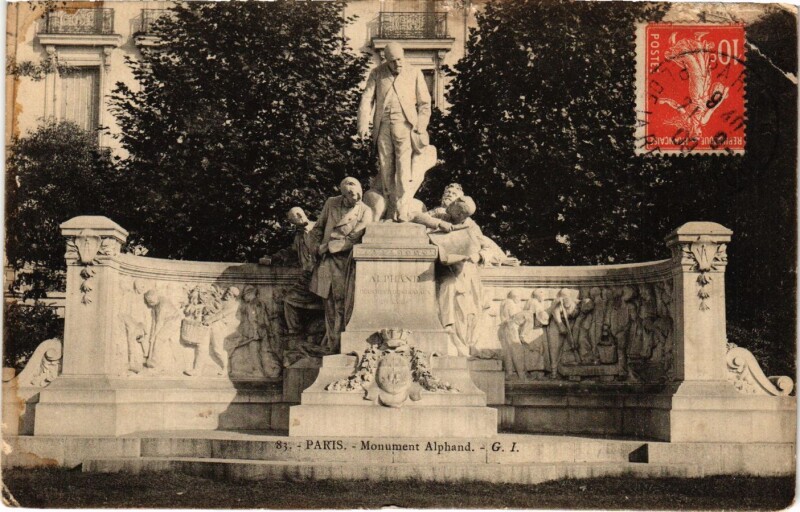 Carte postale ancienne Monument Alphand à Paris 16e