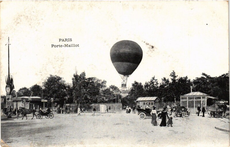 Carte postale ancienne Porte Maillot à Paris 16e