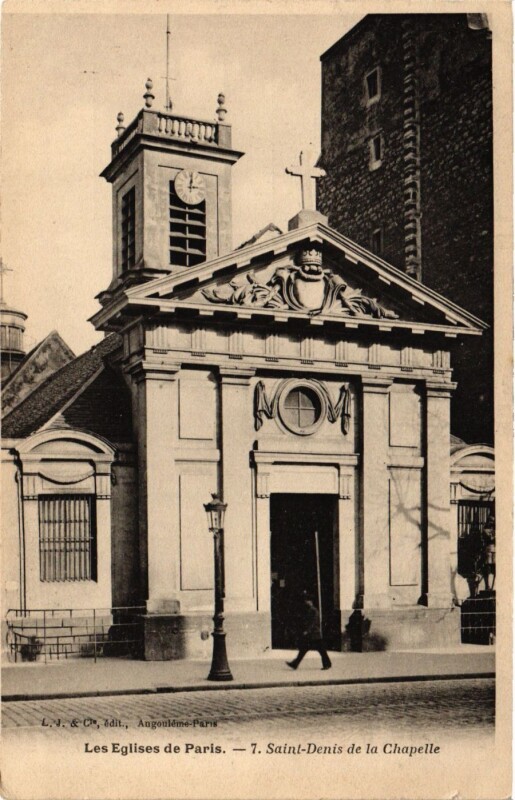 Carte postale ancienne Saint-Denis de la Chapelle à Paris 18e