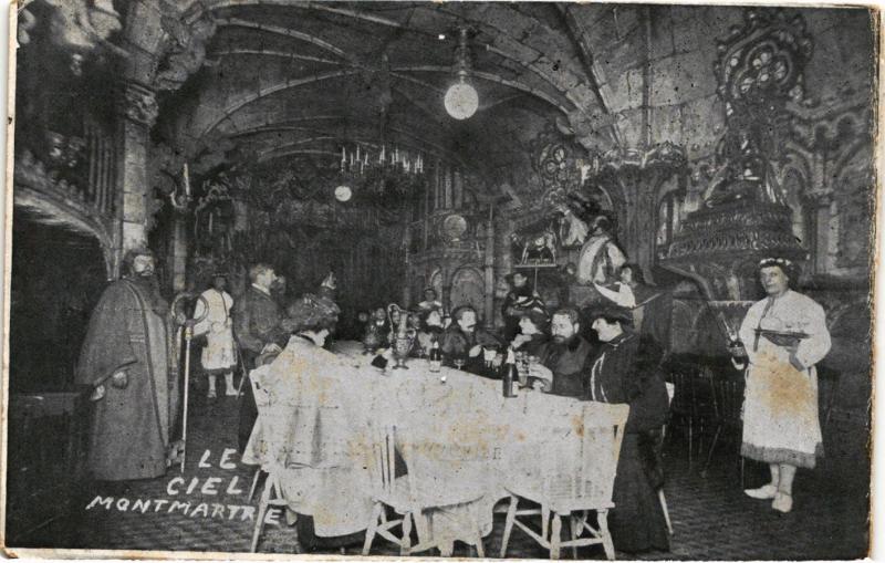 Carte postale ancienne Le Ciel - Montmartre à Paris 9e