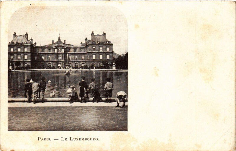Carte postale ancienne Paris 6e Paris-Le Luxembourg à Paris 6e