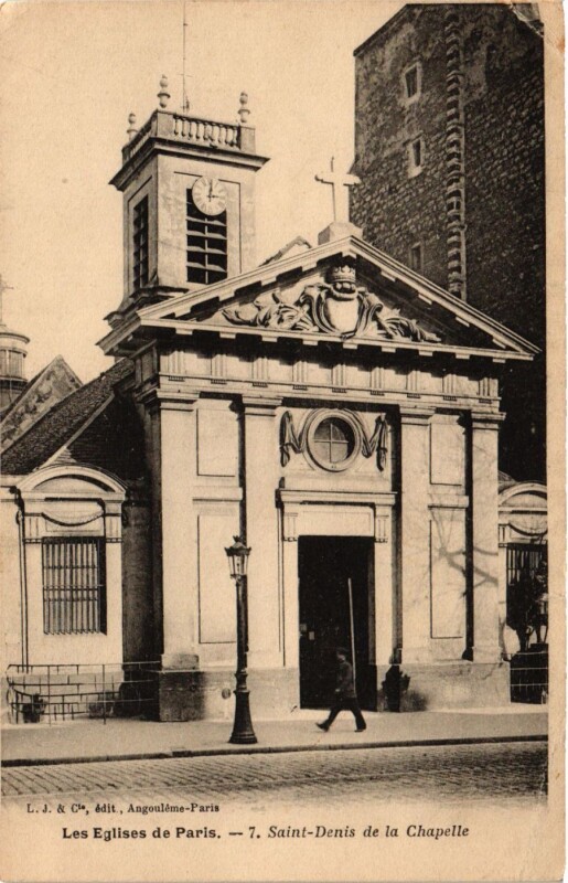 Carte postale ancienne Saint-Denis de la Chapelle à Paris 18e