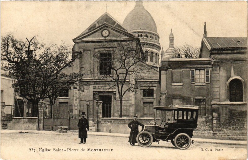 Carte postale ancienne Eglise Saint-Pierre de Montmartre à Paris 18e