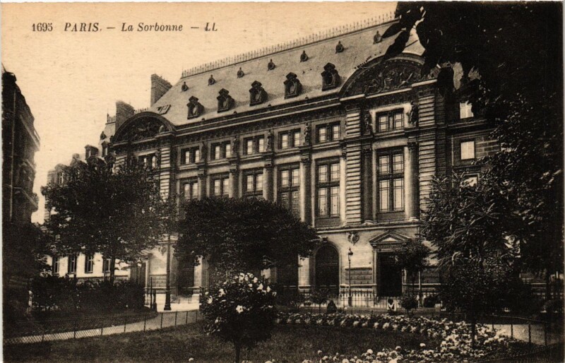 Carte postale ancienne Paris 5e-La Sorbonne à Paris 5e