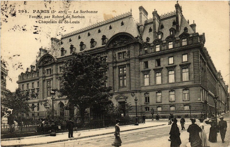 Carte postale ancienne Paris 5e-La Sorbonne à Paris 5e