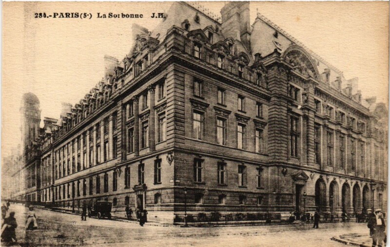 Carte postale ancienne Paris 5e-La Sorbonne à Paris 5e