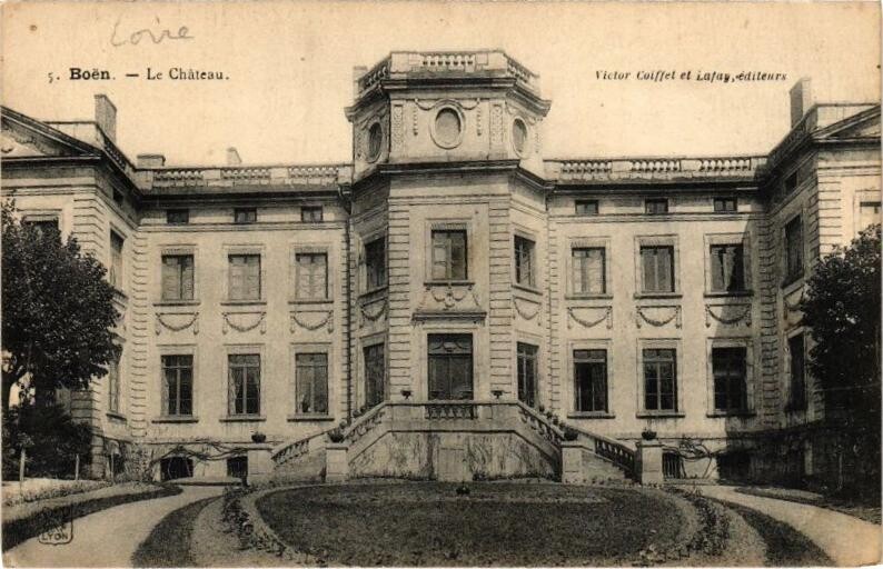 Carte postale ancienne Boen - Le Chateau