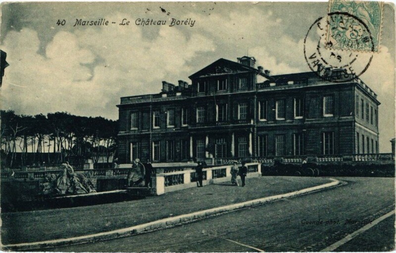 Carte postale ancienne Marseille Le Chateau Borely à Marseille