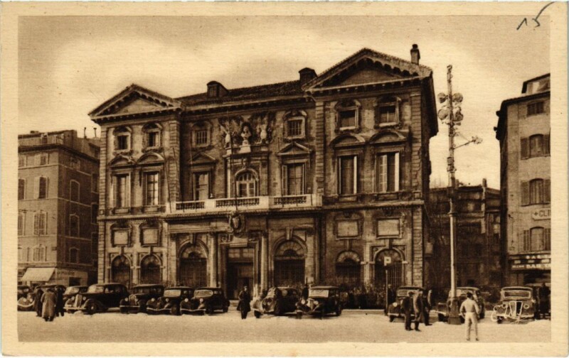 Carte postale ancienne Marseille L'Hotel de Ville à Marseille