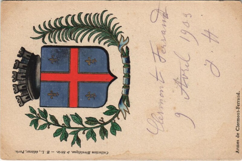Carte postale ancienne Clermont-Ferrand Armes de Clermont-Ferrand - Crest à Clermont-Ferrand