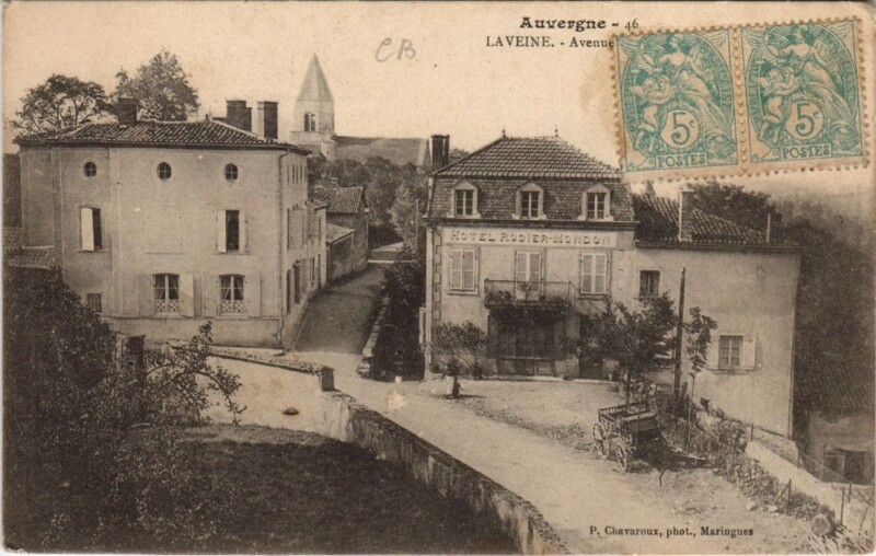 Carte postale ancienne Laveine Avenue