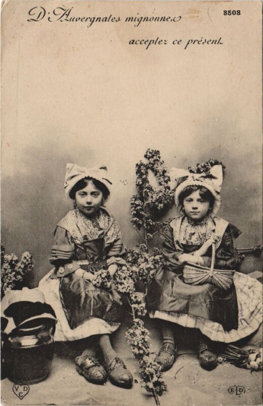 Carte postale ancienne Enfants - Types