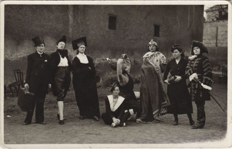 Carte postale ancienne Actors