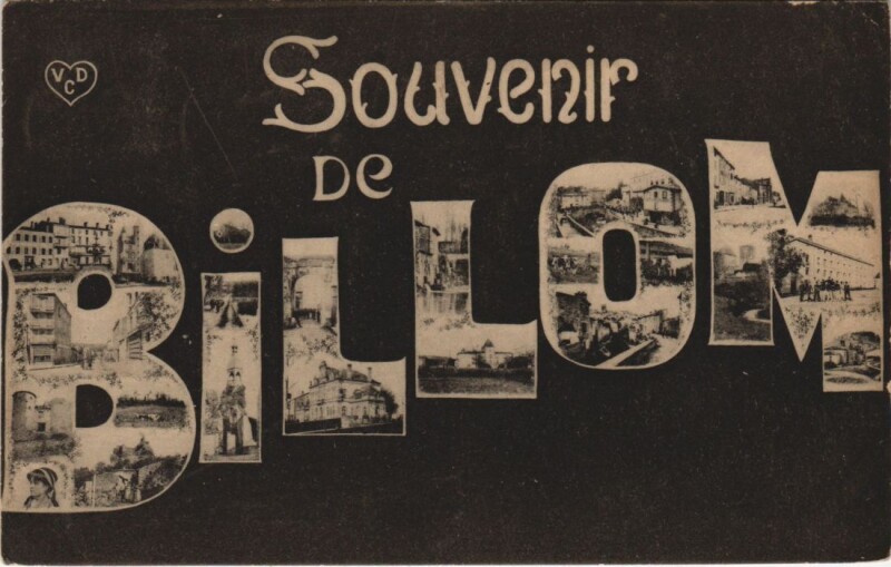 Carte postale ancienne Billom Scenes à Billom