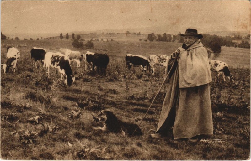 Carte postale ancienne En Montagne - Un Berger