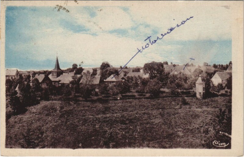 Carte postale ancienne Aveze Vue Generale