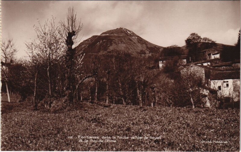 Carte postale ancienne Fontanas dans la Haute Vallee de Royat de la Puy de Dome à Royat