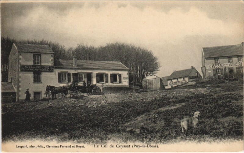 Carte postale ancienne Le Col de Ceyssat à Ceyssat