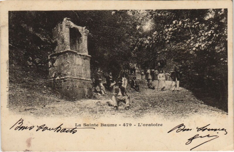 Carte postale ancienne La Sainte-Baume L'Oratoire