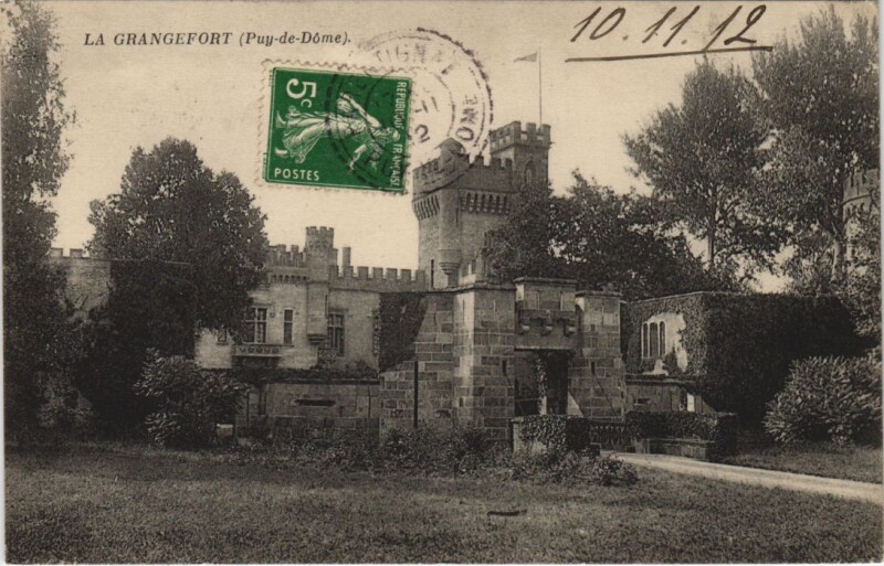 Carte postale ancienne La Grangefort Schateau