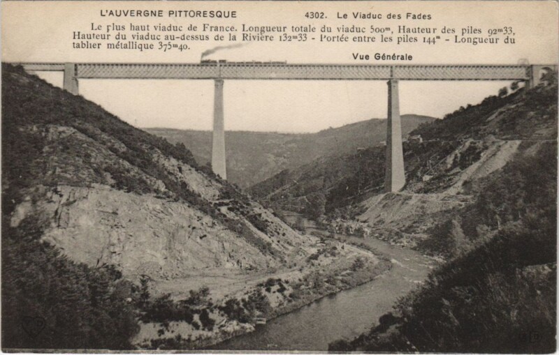 Carte postale ancienne Le Viaduc des Fades
