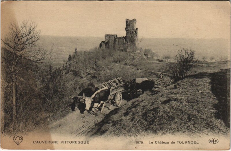 Carte postale ancienne Le Chateau de Tournoel