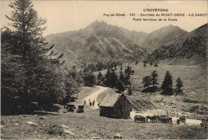 Carte postale ancienne Le Mont-Dore Env - Le Sancy à Mont-Dore