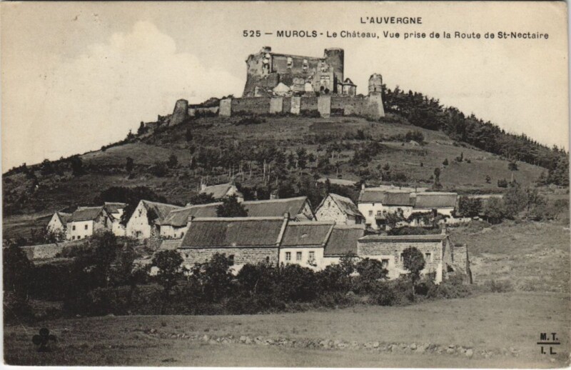 Carte postale ancienne Murols Le Chateau à Murol