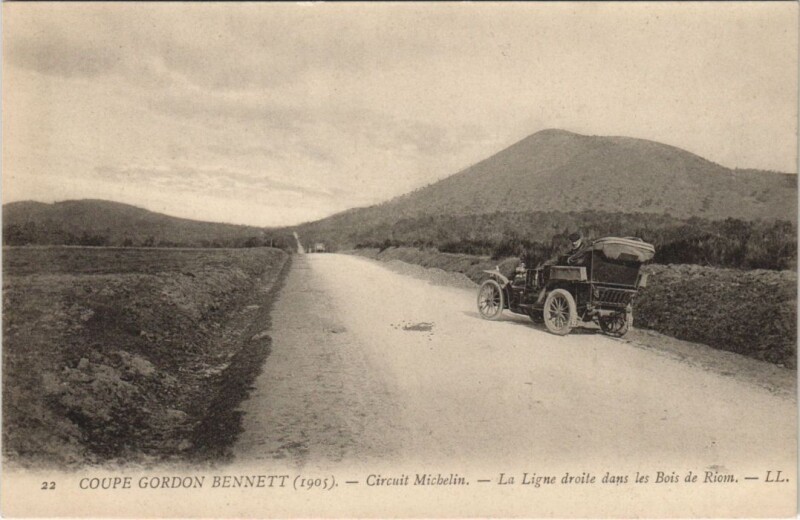 Carte postale ancienne Coupe Gordon Bennett - Circuit Michelin
