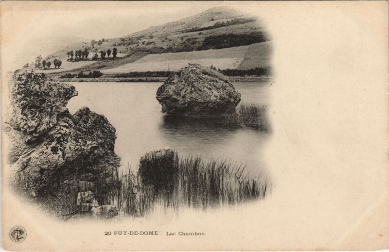 Carte postale ancienne Lac Chambon