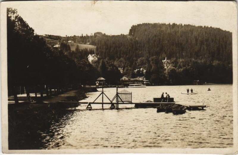 Carte postale ancienne Le Lac Chambon