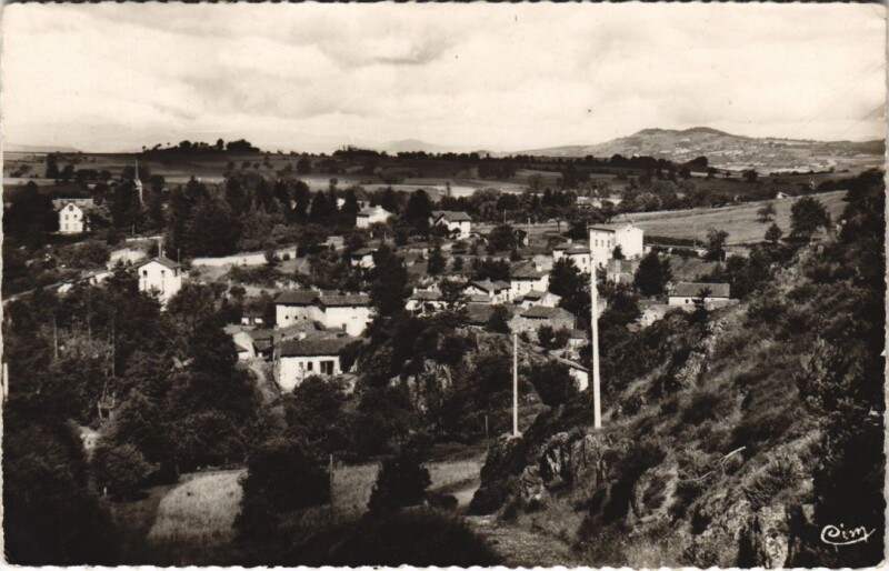 Carte postale ancienne Sauxillanges Vue Generale de la Coierie à Sauxillanges