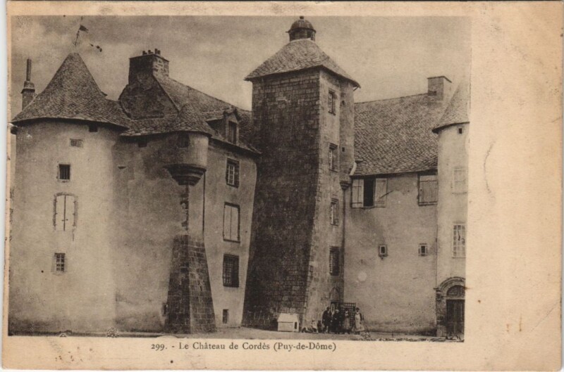 Carte postale ancienne Le Chateau de Cordes