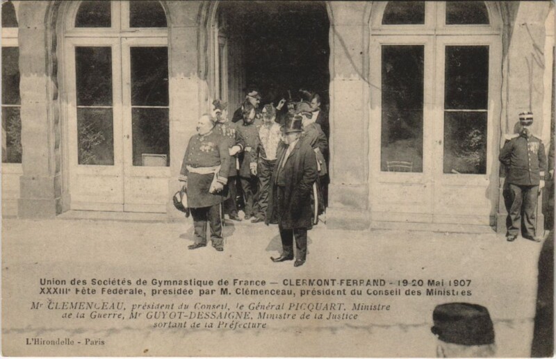 Carte postale ancienne Clermont-Ferrand President Clemenceau à Clermont-Ferrand