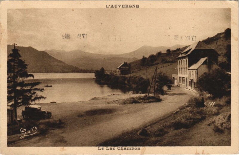 Carte postale ancienne Le Lac Chambon