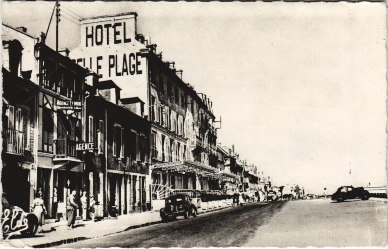 Carte postale ancienne Luc-sur-Mer L'Avenue Guynemer à Luc-sur-Mer