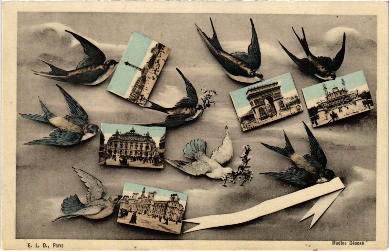 Carte postale ancienne Paris