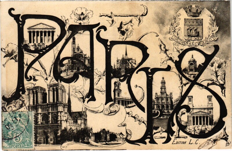 Carte postale ancienne Paris