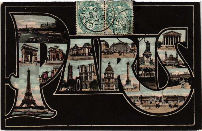 Carte postale ancienne Paris